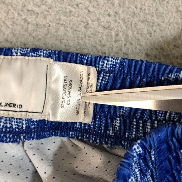 Adidas Shorts Mens Extra Large‎ Blue Athletic graphic Logo Spell Out Athleisure - Picture 5 of 9